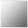 Wall Mirror 15.7"x15.7" Square Glass - Silver