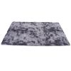 Area Rug Indoor Modern Tie Dying Soft Shaggy Floor Carpet for Living Room Bedroom 160x230cmDark Gray - 160x230cmDark Gray