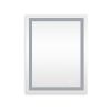 Frameless Rectangular LED Light Bathroom Vanity Mirror - 28*36