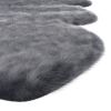 Black Faux Fur Area Rug 2x3 - as Pic