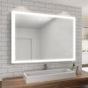 LED Lighted LED Lit Mirror Rectangular Fog Free Frameless Bathroom Vanity Mirror - 40*32