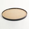 28" Wall Round Circle Mirror Bathroom Make Up Vanity Mirror - Black - as Pic