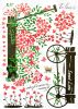 Flowers And Pushcart - Wall Decals Stickers Appliques Home Dcor - HEMU-AY-705