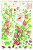 Elegant Floral - Wall Decals Stickers Appliques Home Dcor - HEMU-AY-1916B