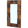 Mirror Solid Reclaimed Wood 31.5"x19.7" - Multicolour