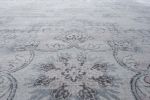 Calanthe Gray, Blush, Blue, Ivory Viscose Area Rug 5x8 - as Pic