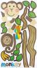 Monkey Land - Wall Decals Stickers Appliques Home Decor - HEMU-HL-942