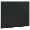 5-Panel Room Dividers 2 pcs Black 78.7"x70.9" Steel - Black