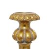 DecMode Gold Polystone Tall Standing Candle Holder - DecMode