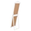 Free-Standing Mirror White 19.7"x78.7" - White