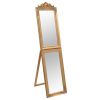 Free-Standing Mirror Gold 15.7"x63" - Gold