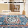 5 x 7 Inch Non-Shedding Distressed Vintage Indoor Area Rug - Multi-color