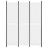 3-Panel Room Divider White 59.1"x78.7" Fabric - White