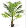 Indoor Outdoor Decorative Accessories Artificial Areca Palm Decorative Silk Tree - Green - 4.3 Ft