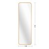 Gold 47 x 14IN Door mirror - as Pic