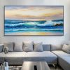 Abstract Landscape Oil On Canvas Handmade Picture Wall Art Modern Home Hotel Office Decoration Hand Painted Artwork - 90x120cm