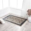 Stylish Classic Pattern Design Traditional Floral Filigree Bordered Area Rug - Beige|Ivory|Blue - 7'9" X 9'9"