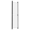 5-Panel Room Divider White 98.4"x78.7" Fabric - White