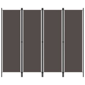 4-Panel Room Divider Anthracite 78.7"x70.9" - Anthracite