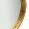 Wall Mirror with Strap 15.7" Gold - Gold