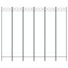 6-Panel Room Divider White 94.5"x78.7" Fabric - White