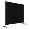 1-Panel Room Divider Black 68.9"x70.9" - Black