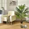 Indoor Outdoor Decorative Accessories Artificial Areca Palm Decorative Silk Tree - Green - 4.3 Ft