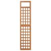 3-Panel Room Divider/Trellis Solid Fir Wood 47.6"x71.1" - Brown