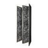 18x73" Room Divider, Herero 4-Panel Decorative Screen - as Pic