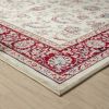 Stylish Classic Pattern Design Traditional Bordered Floral Filigree Area Rug - Beige|Ivory - 7'9" X 9'9"