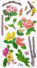 Astonishing Flowers - Wall Decals Stickers Appliques Home Decor - HEMU-LD-8050