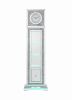 ACME Noralie GRANDFATHER CLOCK W/LED Mirrored & Faux Diamonds AC00354 - as Pic