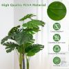 4 Feet Artificial Tree Artificial Monstera Palm Tree Fake Plant - green