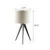 Grey and Black Tripod Floor Lamp - as Pic