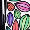 Colorful Leafs - Wall Decals Stickers Appliques Home Decor - HEMU-SH-801