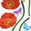 Delicate Flowers - Wall Decals Stickers Appliques Home Decor - HEMU-SH-804