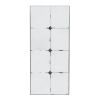 21x47" Traditional Decor Style Rectangle Antique Glass Wall Mirror, Wall Decor for for Bathroom Entryway Console Lean Against Wall - as Pic