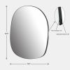 ( Don't Sell on Amazon;  Wayfair ) Asymmetrical Accent Wall Mounted Mirror Decorative Living Room Bedroom Entryway;  2 Sizes - S