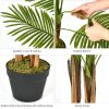 Indoor Outdoor Decorative Accessories Artificial Areca Palm Decorative Silk Tree - Green - 4.3 Ft