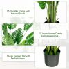 1/2pcs 5 Feet Artificial Tree Faux Monstera Deliciosa Plant for Home Indoor and Outdoor - 2