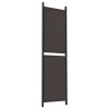 4-Panel Room Divider Brown 78.7"x70.9" Fabric - Brown