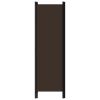 3-Panel Room Divider Brown 59.1"x70.9" - Brown