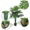 Indoor Outdoor Decorative Accessories Artificial Areca Palm Decorative Silk Tree - Green - 3.5 Ft