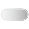 LED Bathroom Mirror 39.4"x17.7" Oval - Transparent