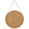 Wall Mirror with Strap 23.6" Gold - Gold