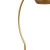 Gold Dome Shade Table Lamp with Curved Neck - as Pic