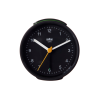 Braun BC12B: Timeless Black Analogue Alarm Clock with Snooze, Light, and Quiet Quartz Movement - Braun