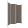 4-Panel Room Divider Anthracite 274.8"x70.9" Fabric - Anthracite