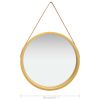 Wall Mirror with Strap 23.6" Gold - Gold