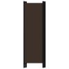 5-Panel Room Divider Brown 98.4"x70.9" - Brown